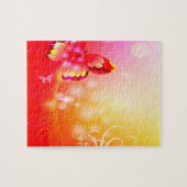 Red Butterfly Legpuzzel (Horizontaal)