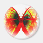 Red Butterfly Magneet (Voorkant)