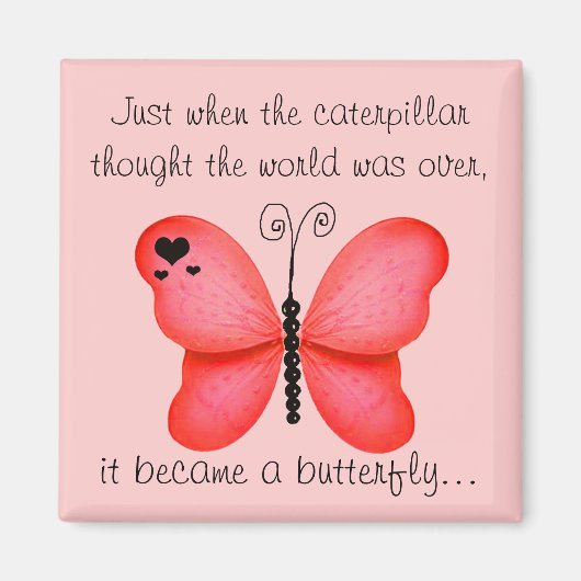 Red Butterfly Magnet (Voorkant)