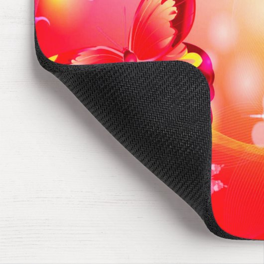 Red Butterfly Muismat (Hoek)