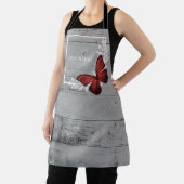 Red Butterfly Rustic Schort op maat (Insitu)