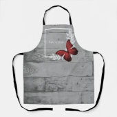 Red Butterfly Rustic Schort op maat (Voorkant)