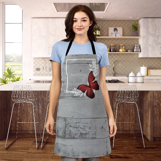Red Butterfly Rustic Schort op maat