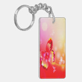 Red Butterfly Sleutelhanger (Voorkant Links)