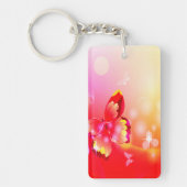Red Butterfly Sleutelhanger (Voorkant)