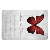 Red Butterfly sparen de Magnet van de Datum Magneet (Horizontaal)