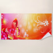 Red Butterfly Strandlaken (Voorkant)