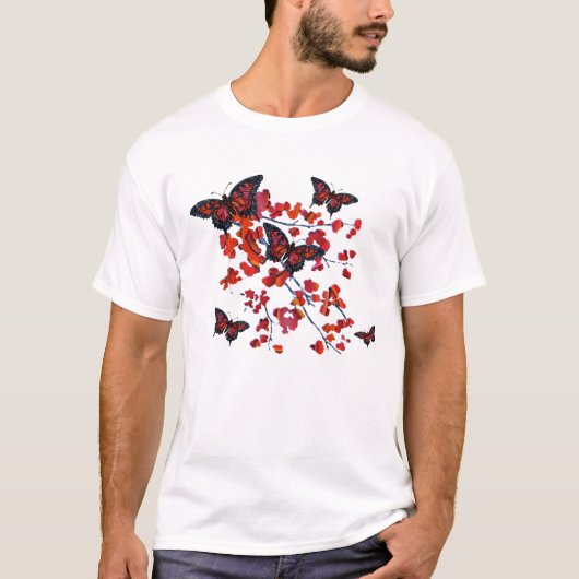 Red Butterfly T-Shirt (Voorkant)
