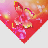 Red Butterfly Tissuepapier (Detail)