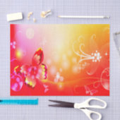 Red Butterfly Tissuepapier (Craft)