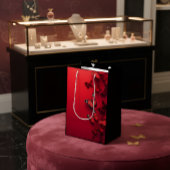 Red Butterfly Valentine’s Gift Bag Medium Cadeauzakje