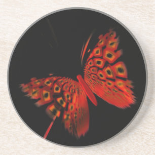 Red Butterfly Zandsteen Onderzetter