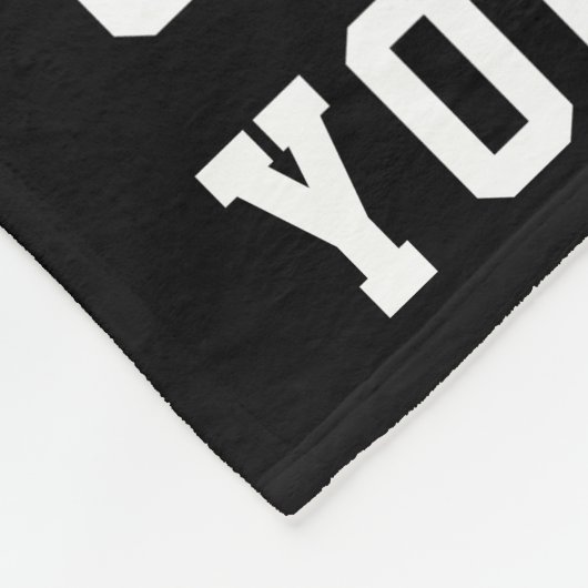 Red | BW Voetbal Naam | Nummer | team Fleece Deken (Hoek)