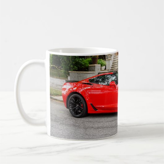 Red C7 Chevrolet Corvette Koffiemok (Links)