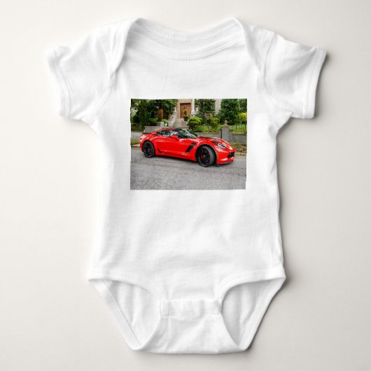 Red C7 Chevrolet Corvette Romper (Voorkant)