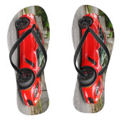 Red C7 Chevrolet Corvette Teenslippers (Voetbed)