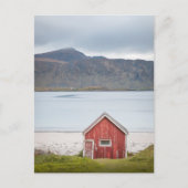 Red Cabin Ramberg Lofoten Briefkaart (Voorkant)