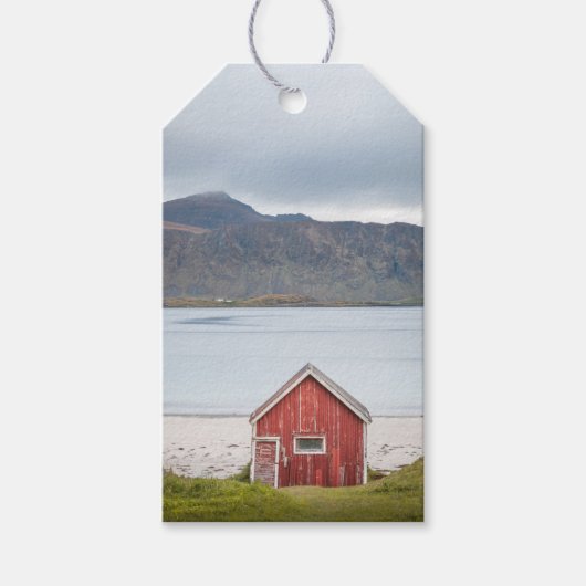 Red Cabin Ramberg Lofoten Cadeaulabel (Voorkant)