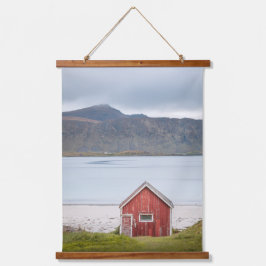 Red Cabin Ramberg Lofoten Hangend Wandkleed