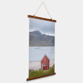 Red Cabin Ramberg Lofoten Hangend Wandkleed (Gebogen)