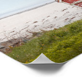 Red Cabin Ramberg Lofoten Poster (Hoek)