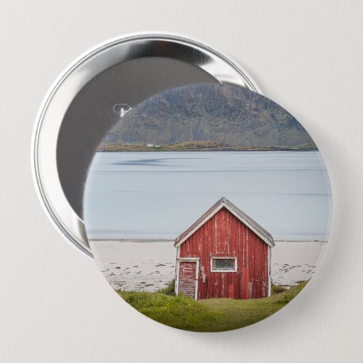 Red Cabin Ramberg Lofoten Ronde Button 4,0 Cm (Voorkant /achterkant)