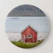 Red Cabin Ramberg Lofoten Ronde Button 4,0 Cm (Voorkant)