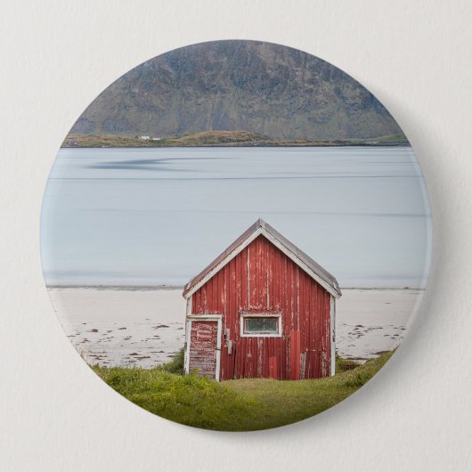 Red Cabin Ramberg Lofoten Ronde Button 4,0 Cm (Voorkant)
