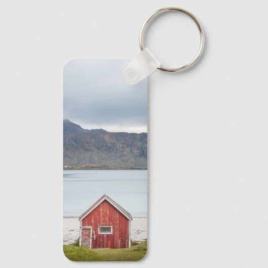 Red Cabin Ramberg Lofoten Sleutelhanger (Achterkant)