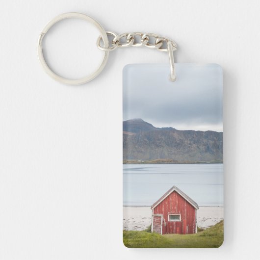 Red Cabin Ramberg Lofoten Sleutelhanger (Voorkant)