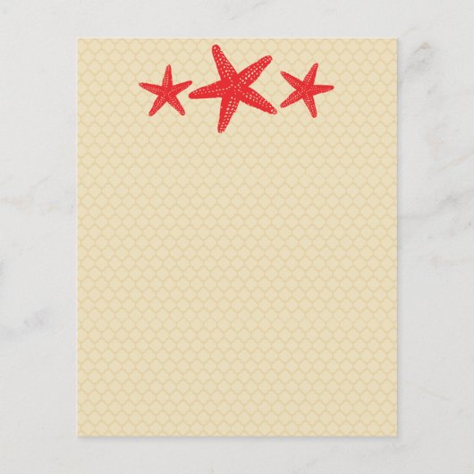 Red Cabo Mexico Wedding Welcome Letter (Achterkant)