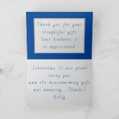 Red Caboose Custom Dank u kaart (Binnen)