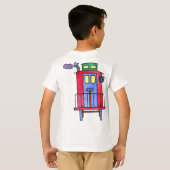 Red Caboose Wave Dag dag T-shirt (Achterkant volledig)