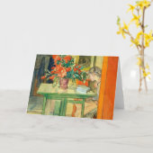 Red Cactus en Lisbeth lezen Carl Larsson Kaart (Gele Bloem)