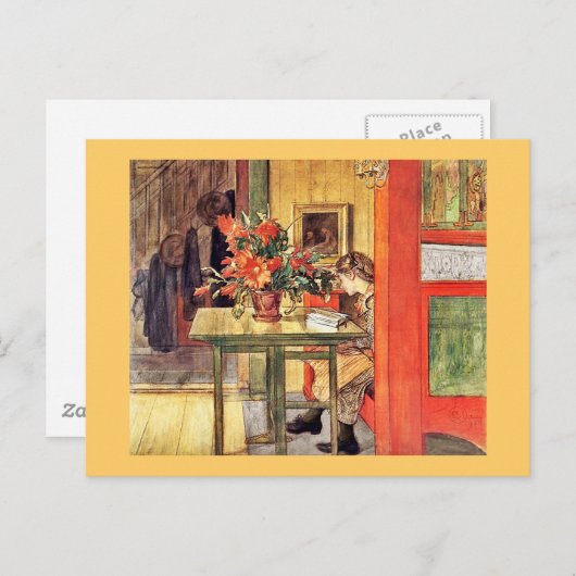 Red Cactus en Lisbeth Reading Briefkaart (Voorkant / Achterkant)