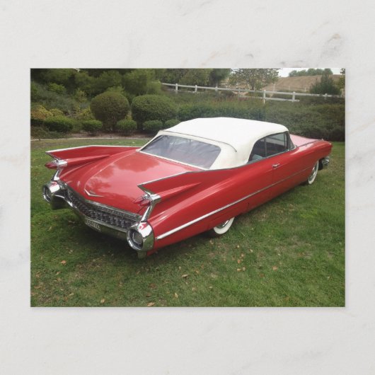 Red Caddy Briefkaart (Voorkant)