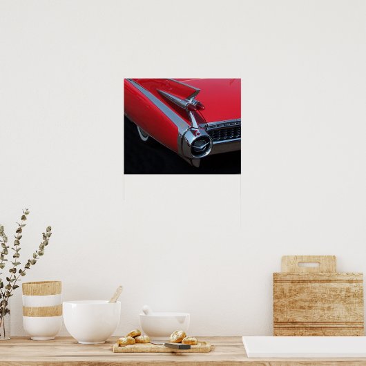 Red Caddy Poster (Keuken)