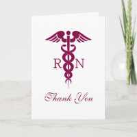 Red Caduceus Nurse Afstuderen
