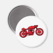 Red Cafe Racer Magneet (Voorkant / Achterkant)