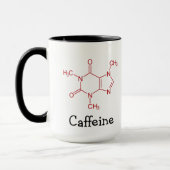 Red Caffeine Molecule Mok (Links)