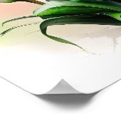 Red Calla Lilies Lily Bloemenkunst Print Poster (Hoek)