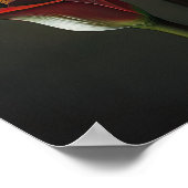 Red Calla Lilies Lily Bloemenkunst Print Poster (Hoek)