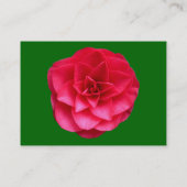 Red Camelia - Grass Green Visitekaartje (Achterkant)