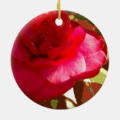 Red Camelia Persoonlijke versiering Keramisch Ornament (Achterkant)
