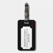 Red Camellia, 1833 Bagagelabel (Achterkant verticaal)