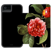 Red Camellia, 1833 Incipio iPhone Portemonnee Hoesje (Agenda Open)