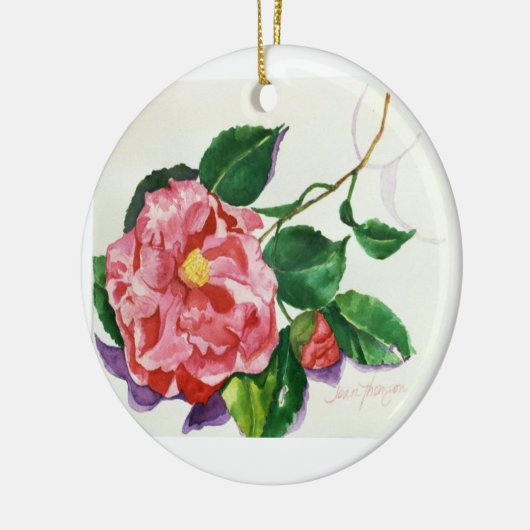 Red Camellia Ornament (Links)