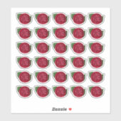 Red Camellia Sticker (Vel)