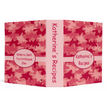 Red Camo Camouflage, aangepast Notitieboek