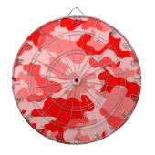 Red Camo Dartboard Dartbord (Voorkant)